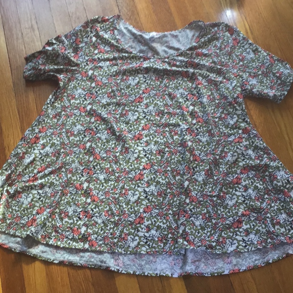 2xl floral lularoe perfect t